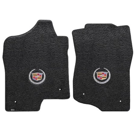 LLOYD MATS Lloyd Mats 600038 Cadillac Escalade Esv 2007-2014 2 Piece Front Ebony Cadillac Logo Mat 600038